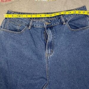 Cider Wide Leg Blue Jeans
